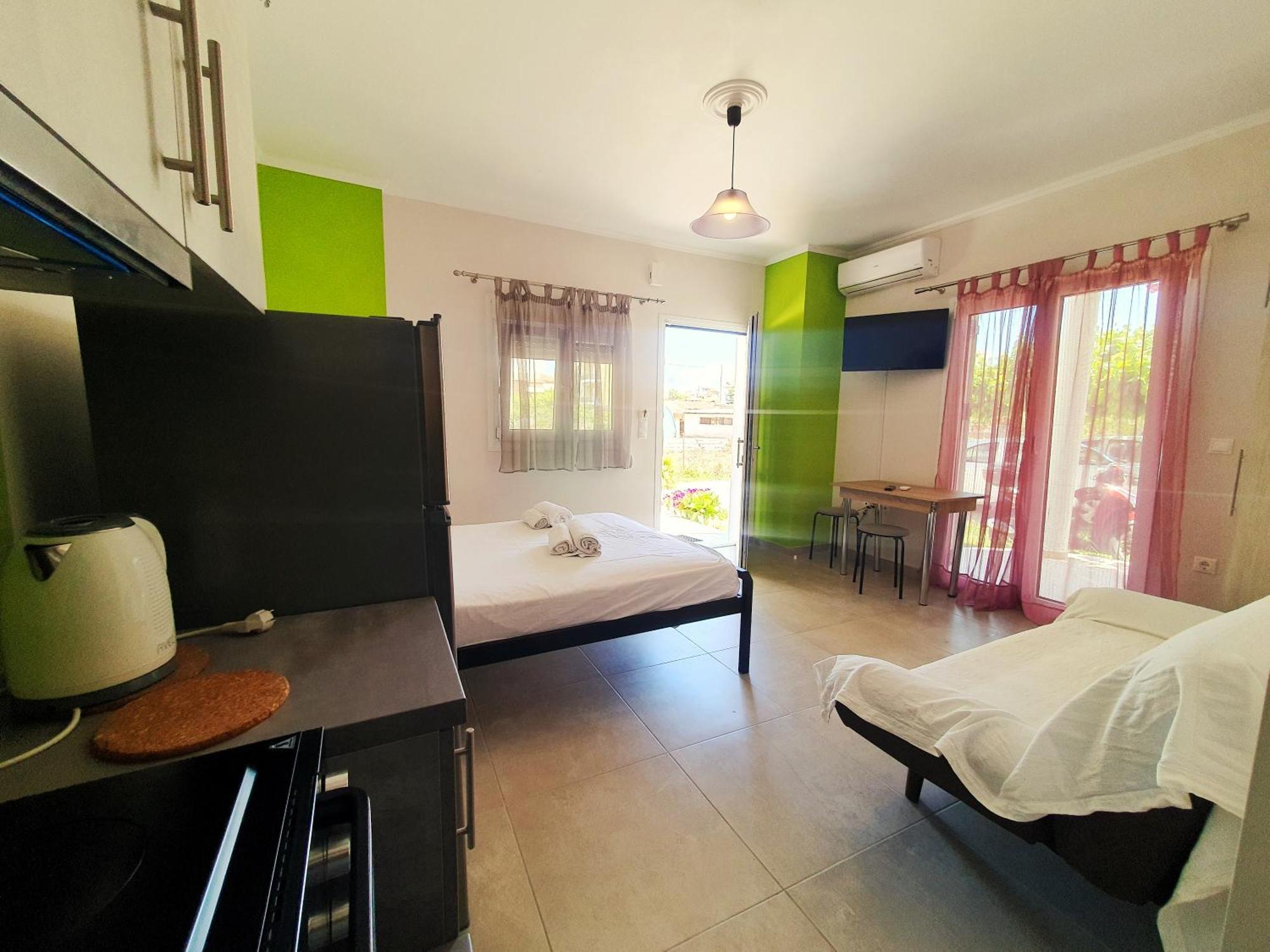 Green Studio Nidri Exterior foto