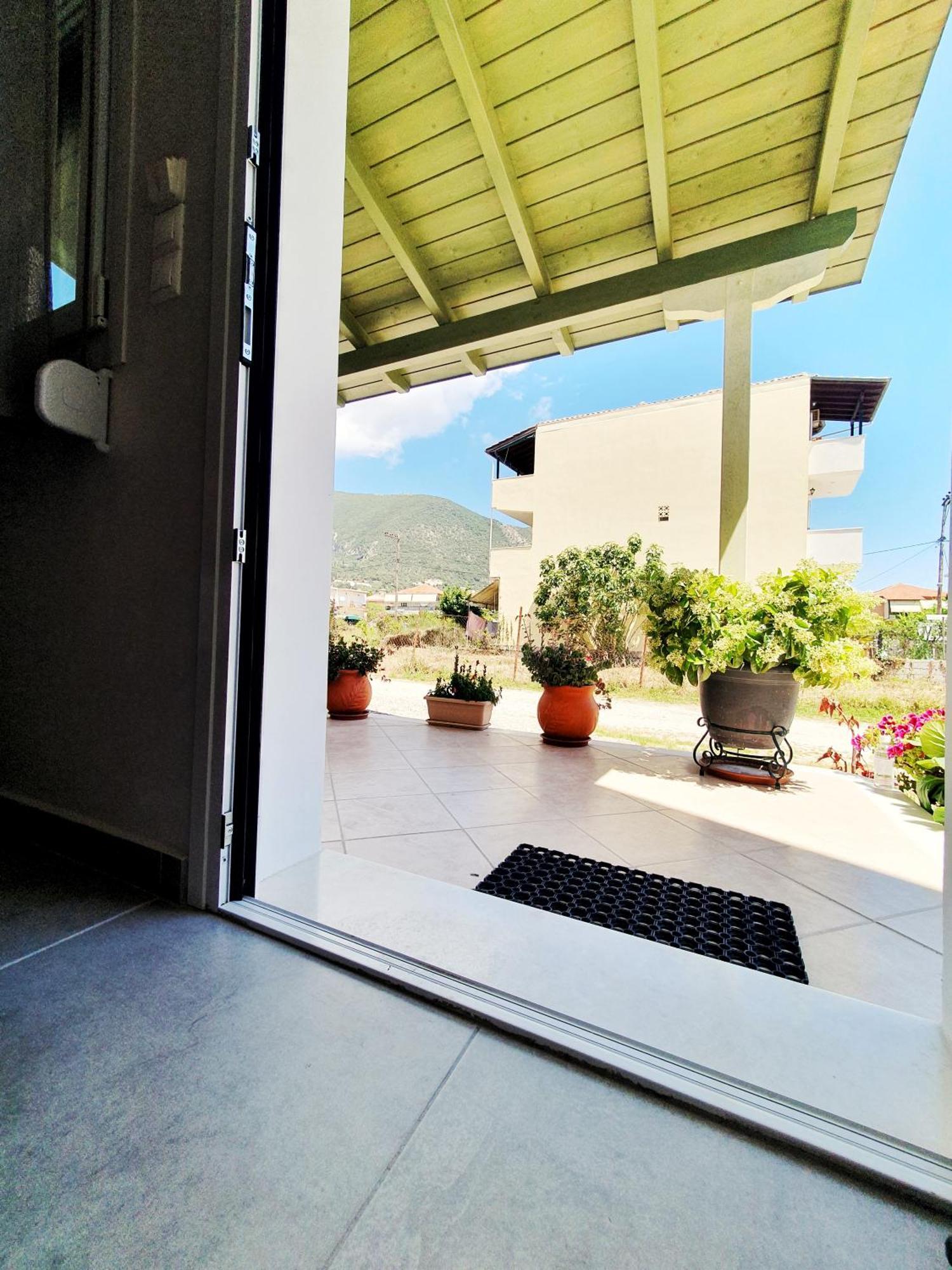 Green Studio Nidri Exterior foto